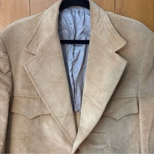 Vintage 70’s Corduroy Camel Brown Western Blazer H.I.S Sportswear